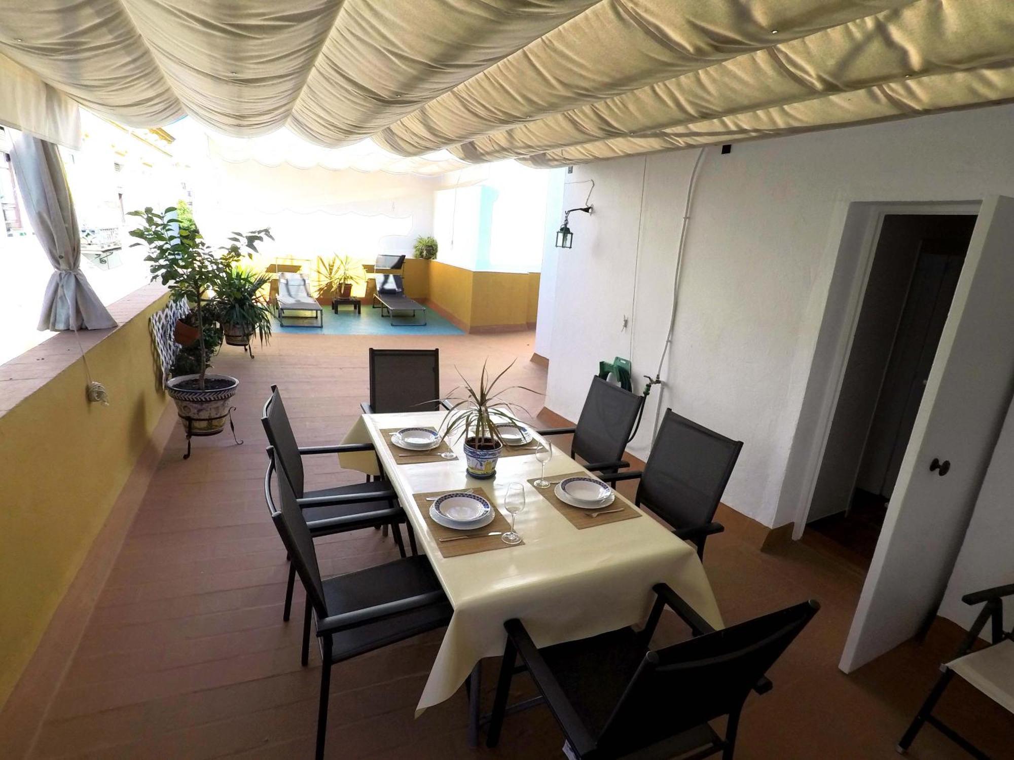 Duplex Acogedor Con Gran Terraza En Pleno Centro De Apartamento Sevilla